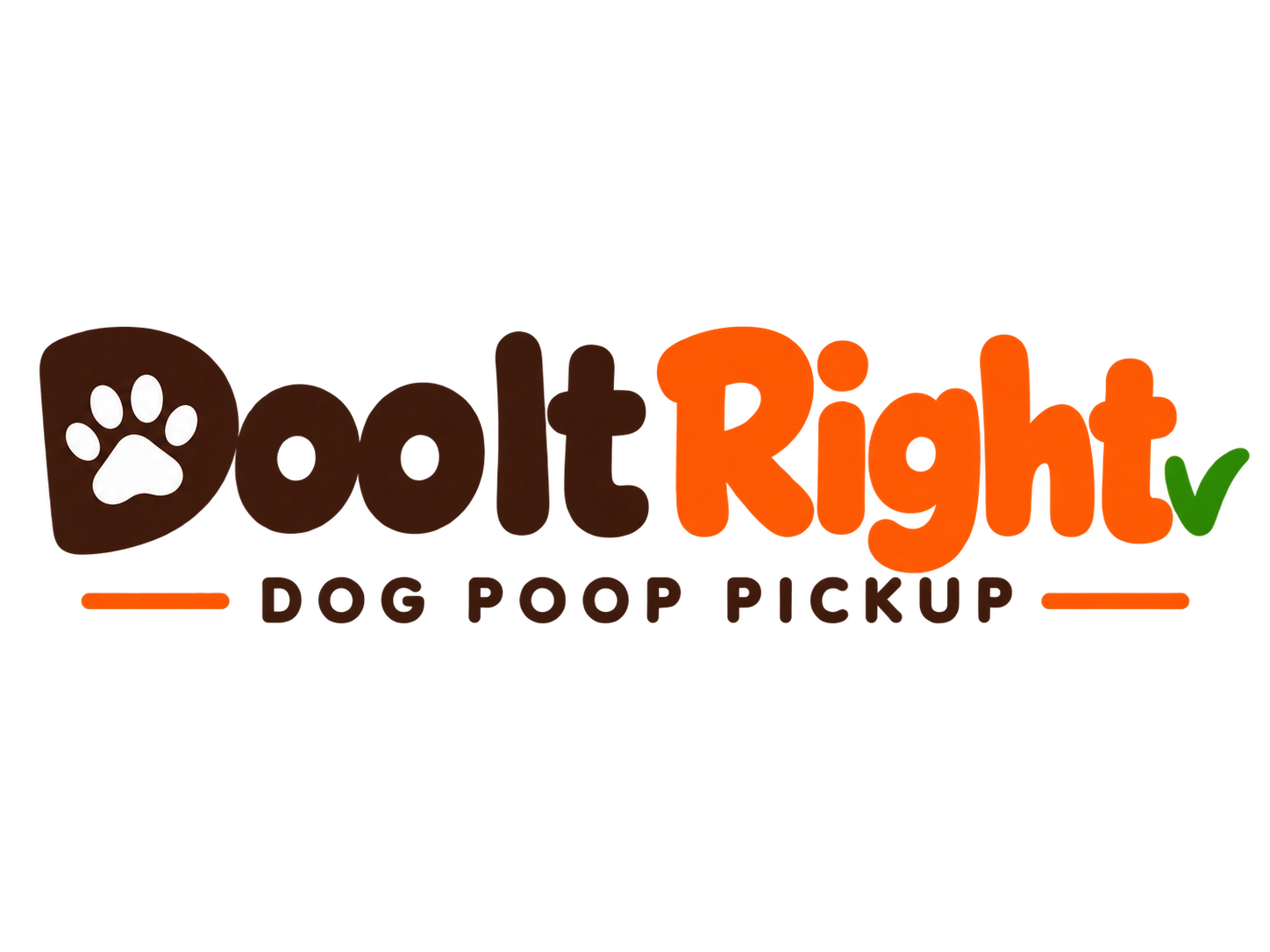 Doo It Right Dog Poop Pickup logo